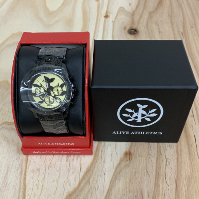Alive Athletics(アライブアスレティックス)の◆新品未使用◆ALIVE腕時計　DYNASTY　pharaoh black メンズの時計(腕時計(アナログ))の商品写真
