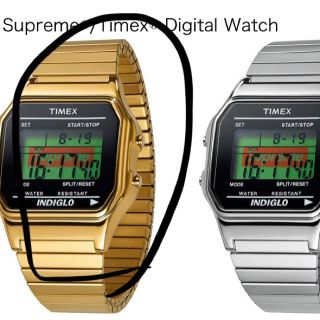 シュプリーム(Supreme)のSupreme TIMEX ゴールド(腕時計(デジタル))