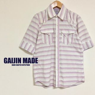 ガイジンメイド(GAIJIN MADE)のガイジンメイド 聖林公司 GAIJIN MADE 五分袖ウエスタンシャツ(シャツ)