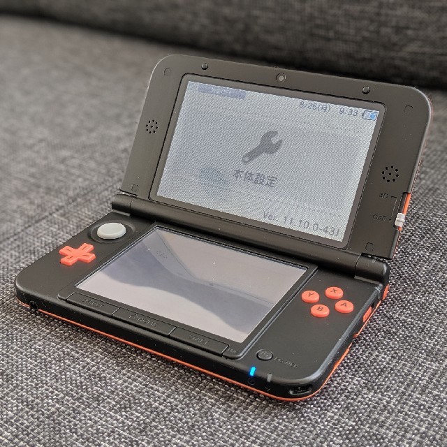 任天堂 - Nintendo 3DS LL オレンジ x ブラック 限定色 極上中古 箱