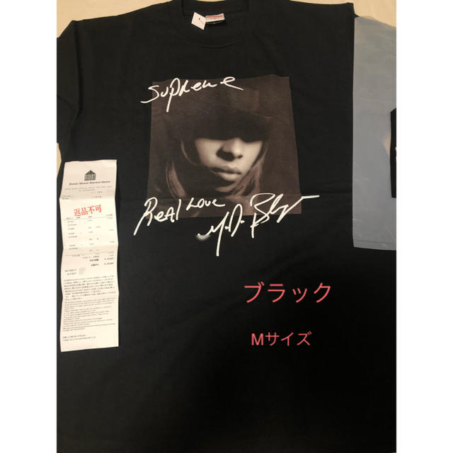 Supreme Mary J. Blige Tee ブラック Mサイズ