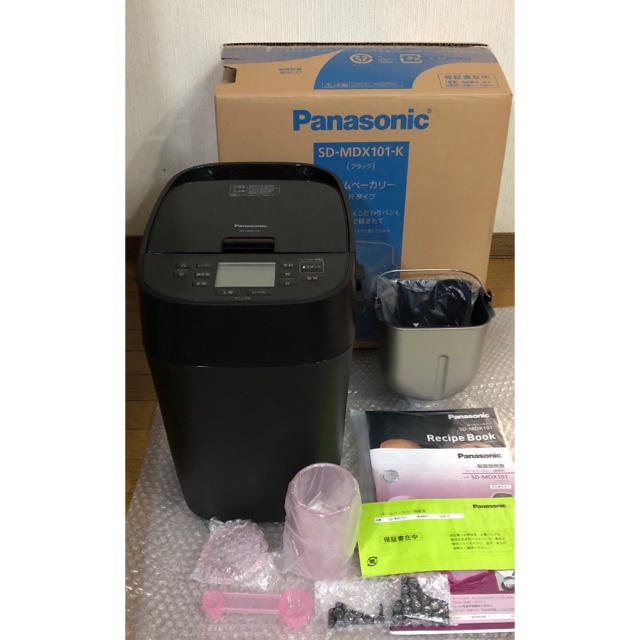Panasonic(パナソニック)のパナソニック ホームベーカリー 1斤タイプ ブラック SD-MDX101-K  スマホ/家電/カメラの調理家電(ホームベーカリー)の商品写真