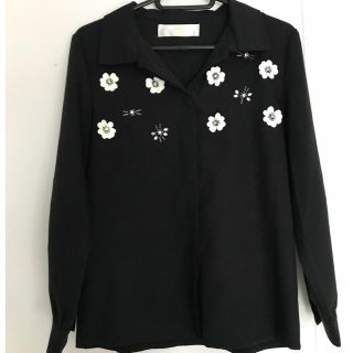 トッコ(tocco)の花ビジュースキッパーブラウス(シャツ/ブラウス(長袖/七分))