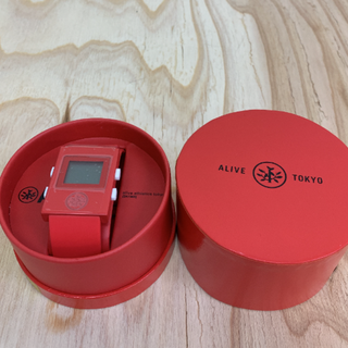 アライブアスレティックス(Alive Athletics)の◆新品未使用◆ALIVE腕時計　SIMPLE　red(腕時計(デジタル))