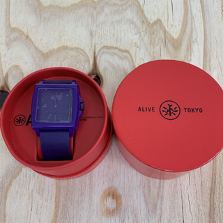 アライブアスレティックス(Alive Athletics)の◆新品未使用◆ALIVE腕時計　EASY　purple(腕時計(アナログ))