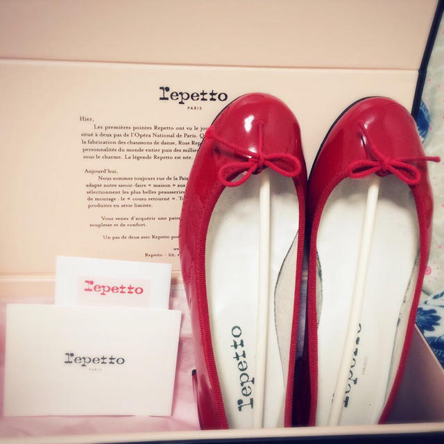 repetto(レペット)のレペット カミーユ Red レディースの靴/シューズ(その他)の商品写真