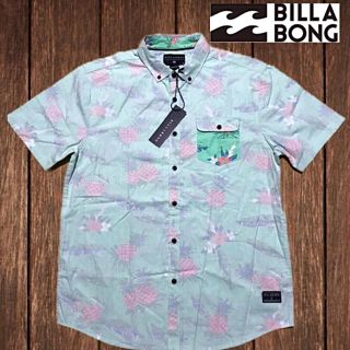 ビラボン(billabong)のBILLABONG パイナップル柄 アロハシャツ‼️ タグ付き未使用品‼️(シャツ)