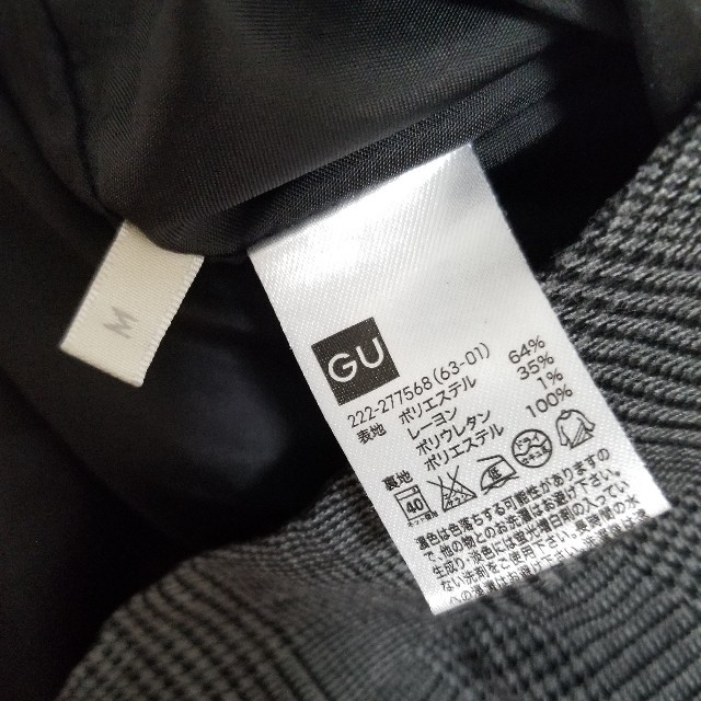 GU(ジーユー)のチェックタイトスカート レディースのスカート(ひざ丈スカート)の商品写真