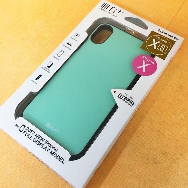 IIIIfi+ iPhoneXs / X 兼用 ミント IFT05MGR スマホ/家電/カメラのスマホアクセサリー(iPhoneケース)の商品写真