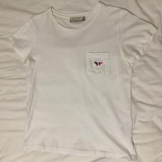 メゾンキツネ(MAISON KITSUNE')のMAISON KITSUNE トリコロールキツネTシャツ(Tシャツ(半袖/袖なし))