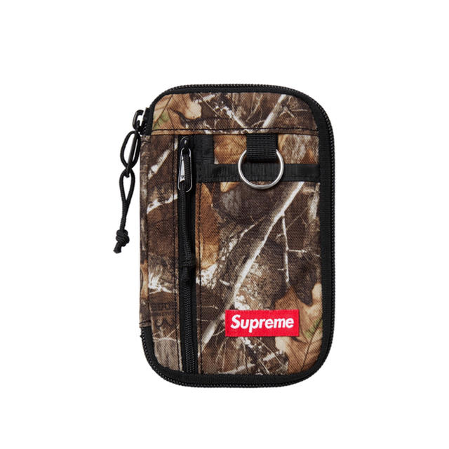 Supreme 19FW Small Zip Pouch Tree Camo