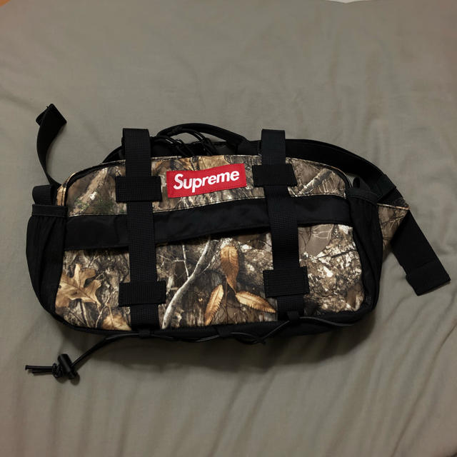 ウエストポーチSupreme camo real tree waist bag