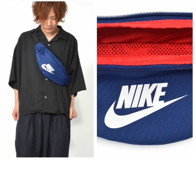 NIKE(ナイキ)のNIKE ナイキ ウエストポーチ ヒップバッグ ヘリテージ ブルー メンズのバッグ(ウエストポーチ)の商品写真