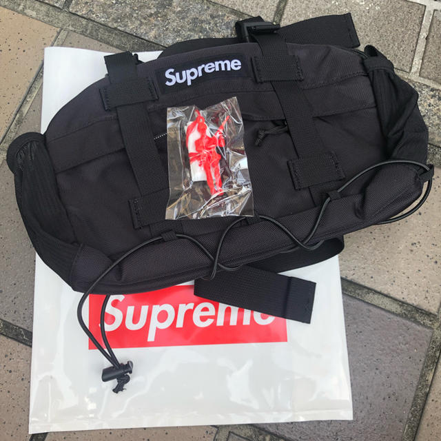 ウエストポーチSupreme Waist Bag black