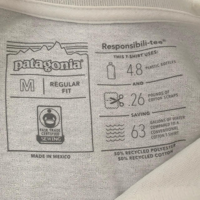 Patagonia ロンT 白