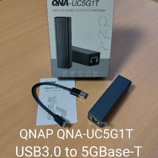 QNAP QNA-UC5G1T USB3.0 to 5GbE変換アダプタ(PC周辺機器)