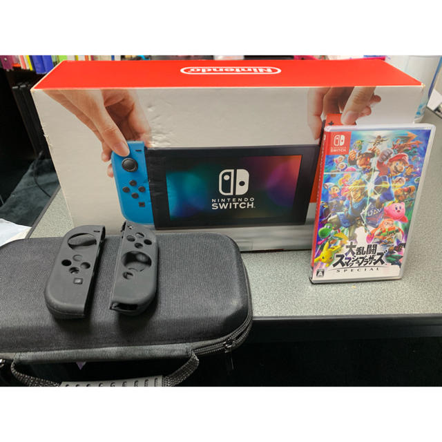 ニンテンドースイッチ+大乱闘スマッシュブラザーズ+持ち運びケース