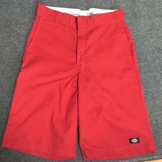 ディッキーズ(Dickies)のDickies  ハーフパンツ レッド 31(ショートパンツ)