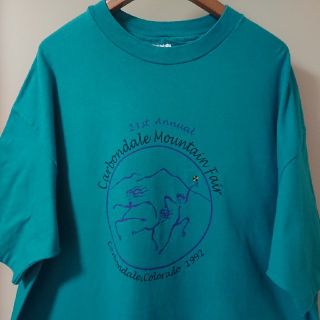 ヘインズ(Hanes)の☆US古着ビッグサイズ！XXL/アメリカ製/オールドヘインズ/プリントTシャツ(Tシャツ/カットソー(半袖/袖なし))