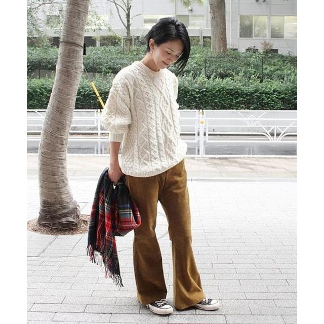 レディースARAN WOLEN MILLSのアランニット