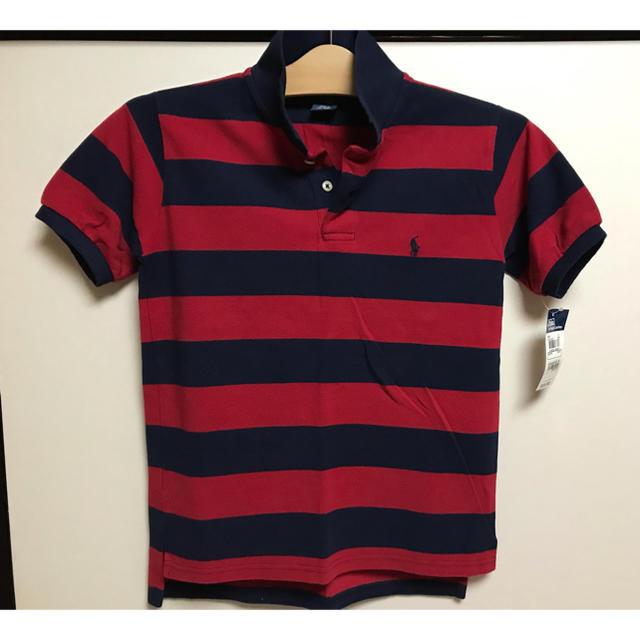 POLO RALPH LAUREN(ポロラルフローレン)の★☆新品・値下げ‼︎☆ Polo 子供のポロシャツ（レッド）★ キッズ/ベビー/マタニティのキッズ服男の子用(90cm~)(Tシャツ/カットソー)の商品写真