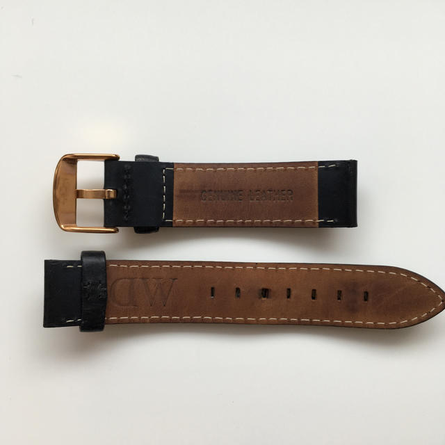 Daniel Wellington(ダニエルウェリントン)のDaniel Wellinton 革ベルト ブラック 約1.8mm幅 レディースのファッション小物(腕時計)の商品写真