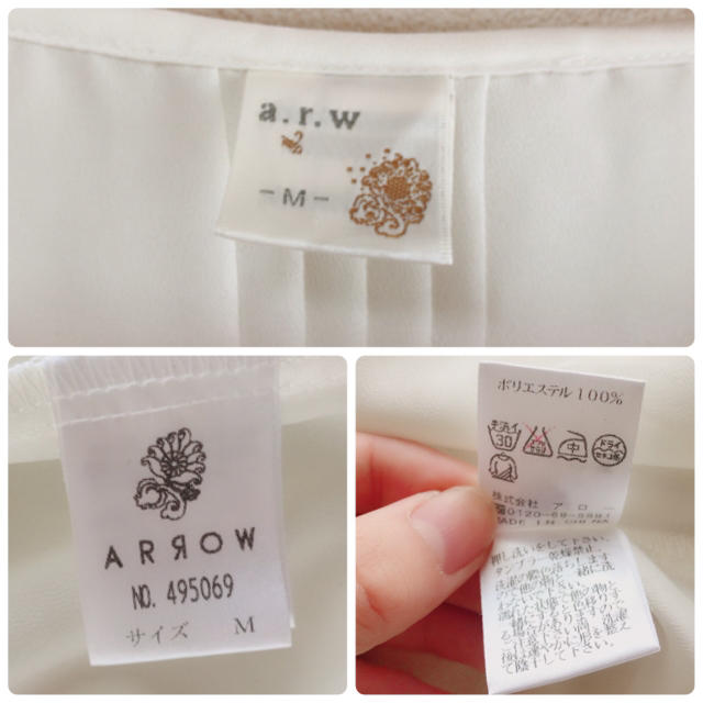 ARROW(アロー)のARROW アロー リボン2種ブラウス レディースのトップス(シャツ/ブラウス(長袖/七分))の商品写真