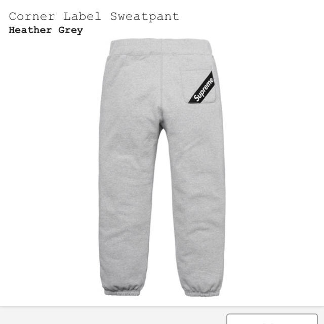 [M] Supreme Corner Label Sweatpant
