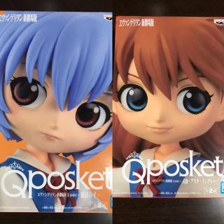 バンプレスト(BANPRESTO)のQposket  綾波レイ アスカ フィギュア(アニメ/ゲーム)