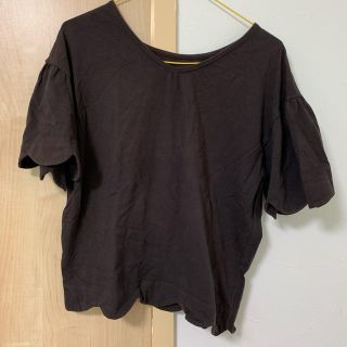 ダブルクローゼット(w closet)のスカラップブラウス(シャツ/ブラウス(半袖/袖なし))