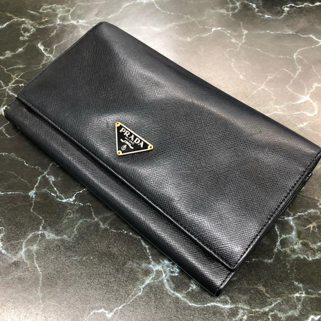 ヤフオク返品トラブルスーパーコピー,PRADA-⭐︎プラダ⭐︎PRADA二つ折り長財布レディースブラックの通販bymint｜プラダならラクマ