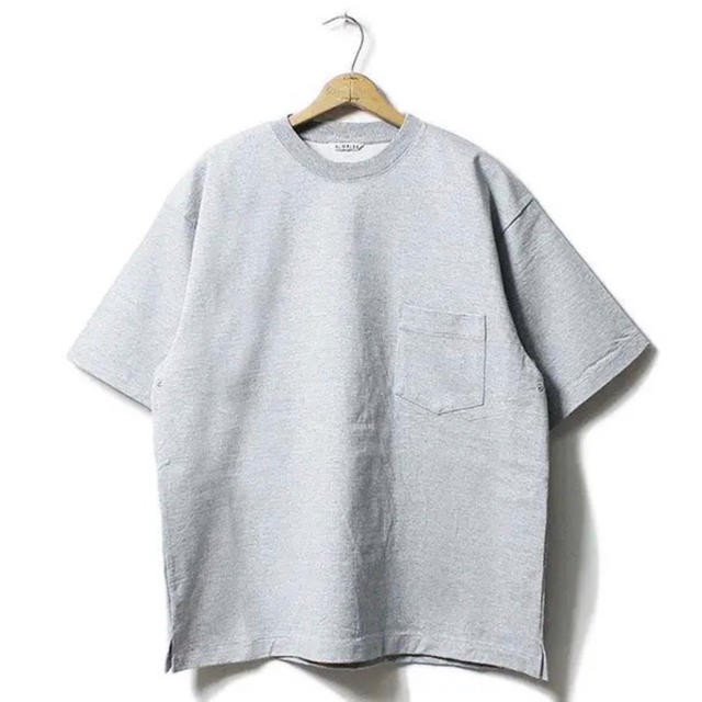 auralee オーラリー stand up tee grey サイズ4 メンズのトップス(Tシャツ/カットソー(半袖/袖なし))の商品写真