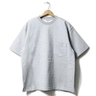 auralee オーラリー stand up tee grey サイズ4(Tシャツ/カットソー(半袖/袖なし))