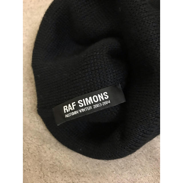 RAF SIMONS(ラフシモンズ)の最終価格！！RAF SIMONS 2003秋冬 ニットキャップ メンズの帽子(キャップ)の商品写真