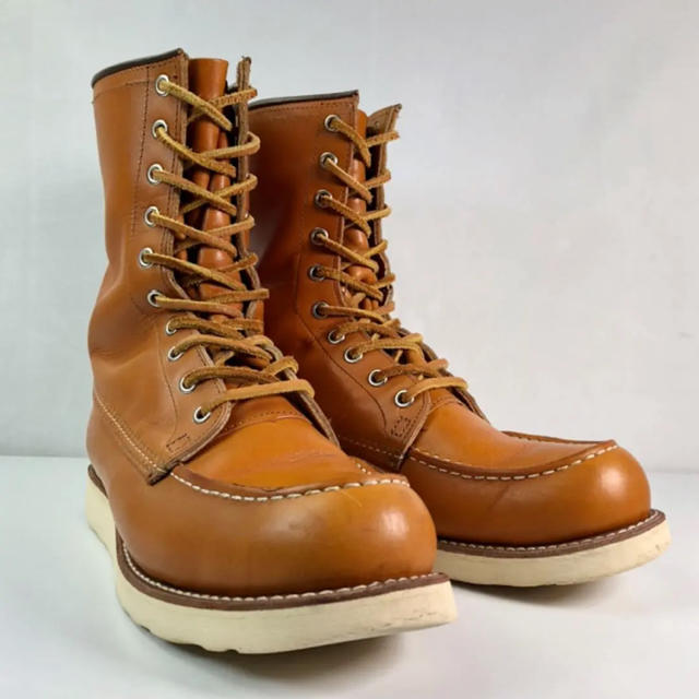 REDWING(レッドウィング)の★美品★復刻犬タグ★ゴールドラセット★9877★8D★レッドウィング★ メンズの靴/シューズ(ブーツ)の商品写真