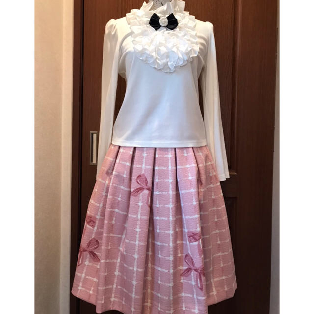 美品】M's GRACY サイズ40 セットアップ 刺繍リボン カタログ掲載品