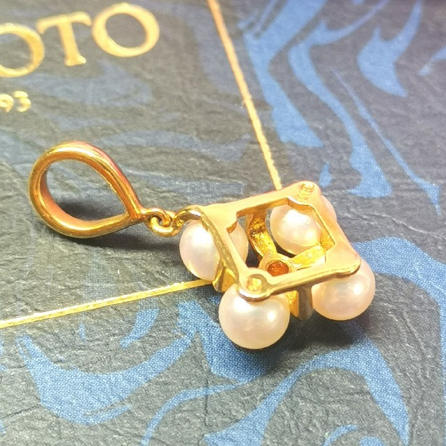 MIKIMOTO - MIKIMOTOミキモト♡K18ベビーパールとダイヤモンドペンダントトップの通販 by レティシア♡クローゼット