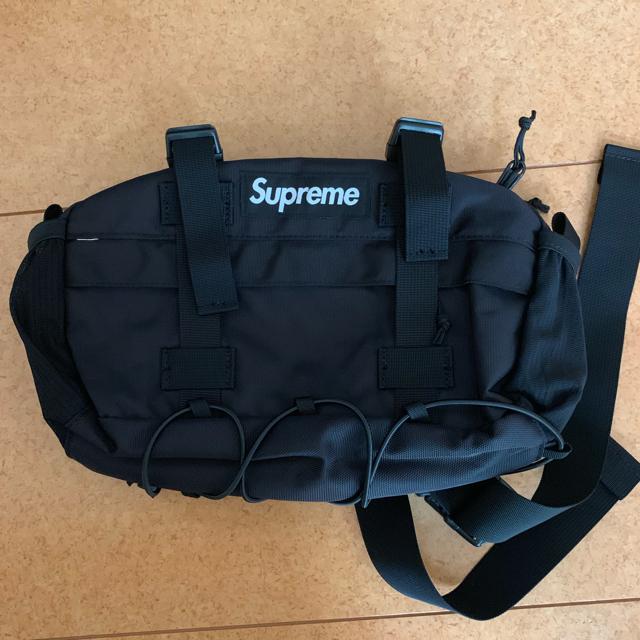 supreme waist bag 黒