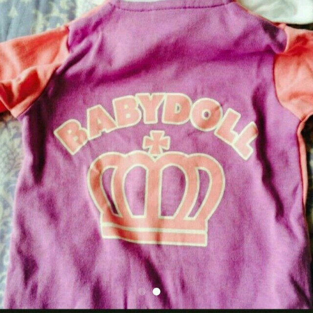 BABYDOLL(ベビードール)のBABY DOLL デイジーロンパース キッズ/ベビー/マタニティのベビー服(~85cm)(ロンパース)の商品写真