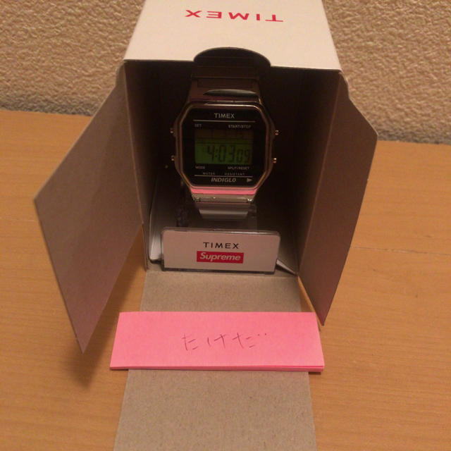 ※送料込 supreme Timex Digital Watch silver