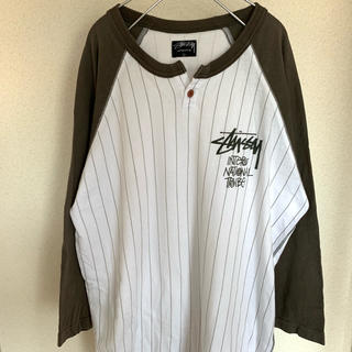 ステューシー(STUSSY)のステューシー Lサイズ ベースボール ラグラン 7分袖 ロンT(Tシャツ/カットソー(七分/長袖))