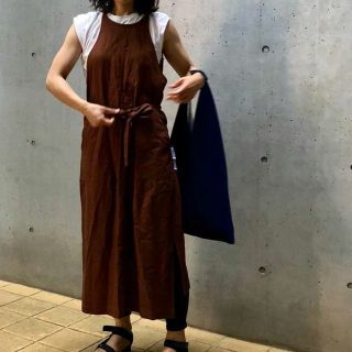 ビューティアンドユースユナイテッドアローズ(BEAUTY&YOUTH UNITED ARROWS)のelecmole様専用♪リトルスージー エプロンドレス(ロングワンピース/マキシワンピース)