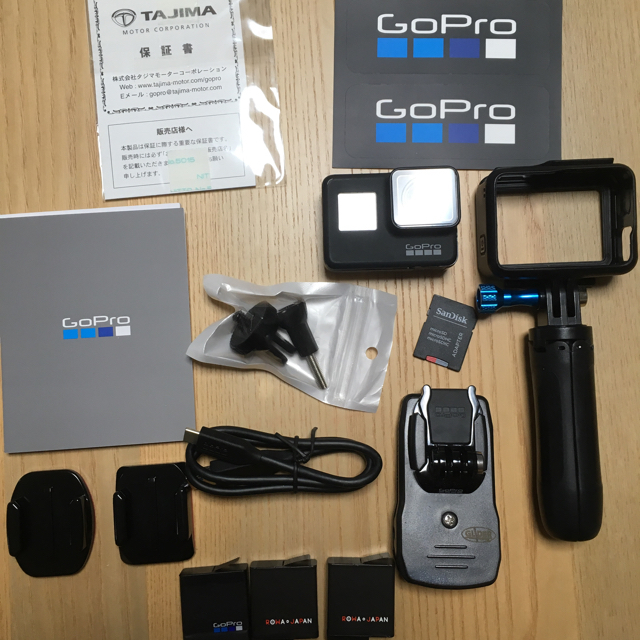 GoPro HERO7 バッテリー3個付けます!! GoPro HERO7 バッテリー3個付けます!!