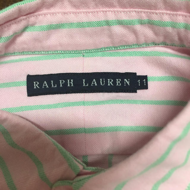 Ralph Lauren(ラルフローレン)のラルフローレン 半袖 ストライプ シャツ 11 レディースのトップス(シャツ/ブラウス(半袖/袖なし))の商品写真