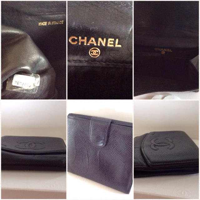 CHANEL(シャネル)のCHANEL＊キャビアスキンWホック財布 レディースのファッション小物(財布)の商品写真