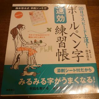 シュフトセイカツシャ(主婦と生活社)のボールペン字速効練習帳　美文字年賀状送料無料(趣味/スポーツ/実用)