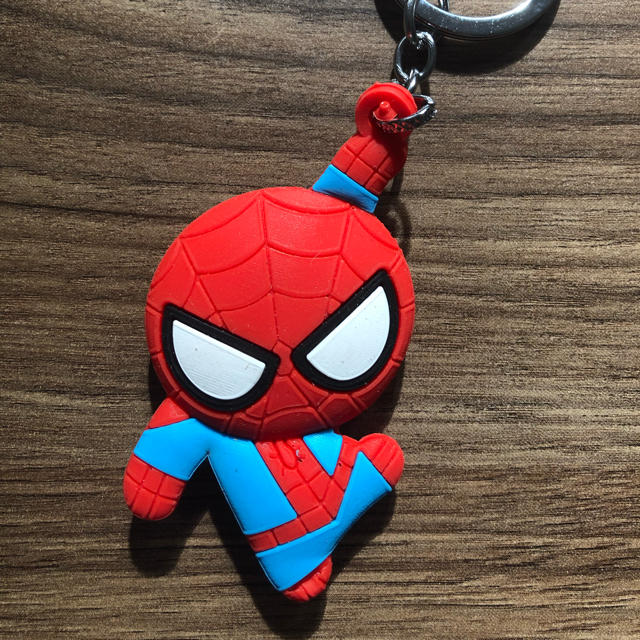 MARVEL(マーベル)のスパイダーマン ラバーキーホルダー エンタメ/ホビーのアニメグッズ(キーホルダー)の商品写真