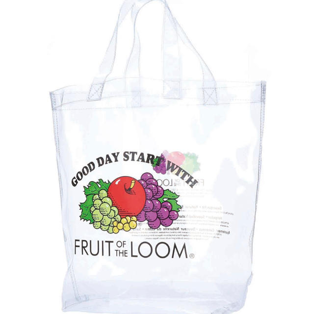 FRUIT OF THE LOOM CLEAR TOTE M SIZE