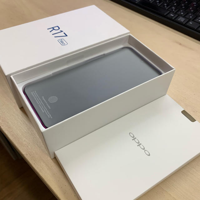 oppo R17 NEO ブルー 未使用品