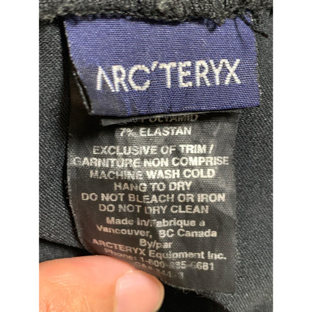 ARC'TERYX(アークテリクス)のarc’teryx パンツ カナダ製 メンズのパンツ(ワークパンツ/カーゴパンツ)の商品写真
